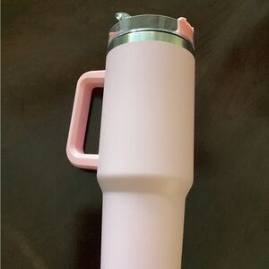 Pink Travel Mug with Handle